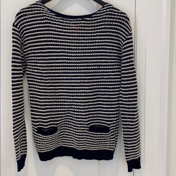 Joe Fresh wool blend striped sweater - Picture 1 of 5